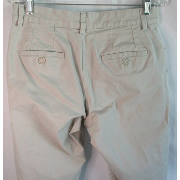 Lee Petite Women's Just Below The Waist Beige Zip Front Capri Pants Size 8P - Picture 5 of 9